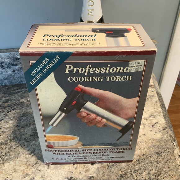 New Open Box CHEF’S TOOLS BUTANE PROFESSIONAL COOKING TORCH Brûlée Camping Fire - Picture 3 of 7